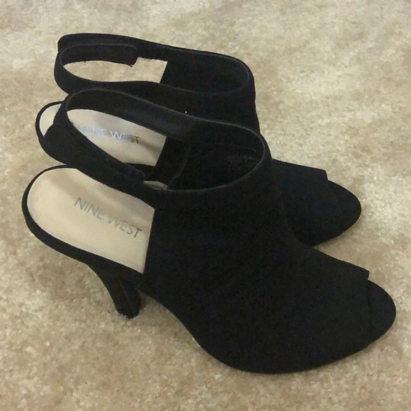 Nine West Alexandra Heels Size 9 M Color Black - Picture 2 of 7